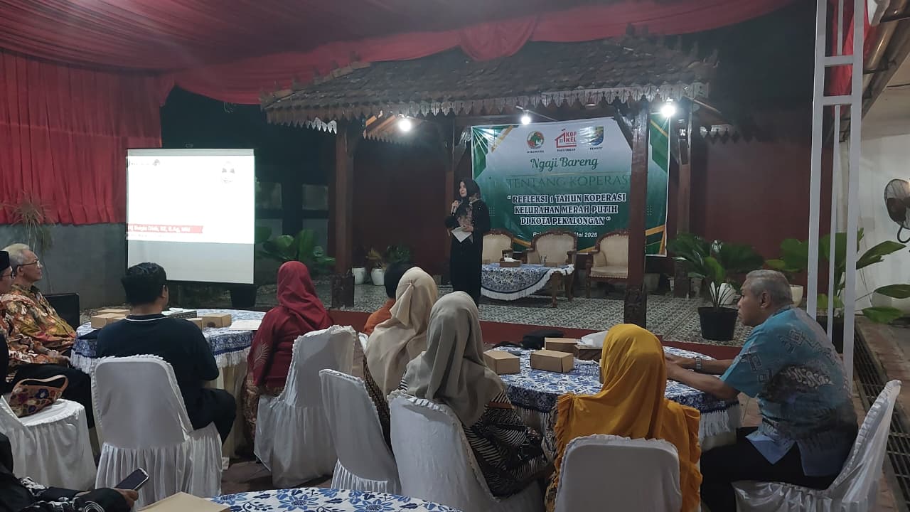 Refleksi 1 Tahun KKMP di Rumah Dinas Wali Kota Pekalongan, Jumat (15/5)