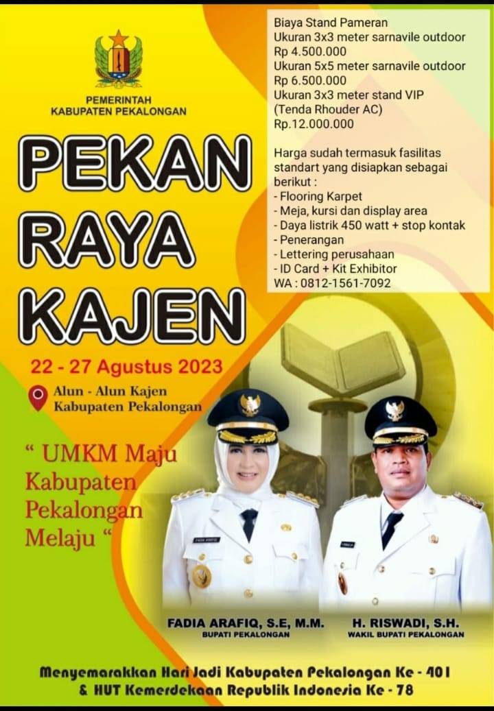 HUT KE-401 Kabupaten Pekalongan