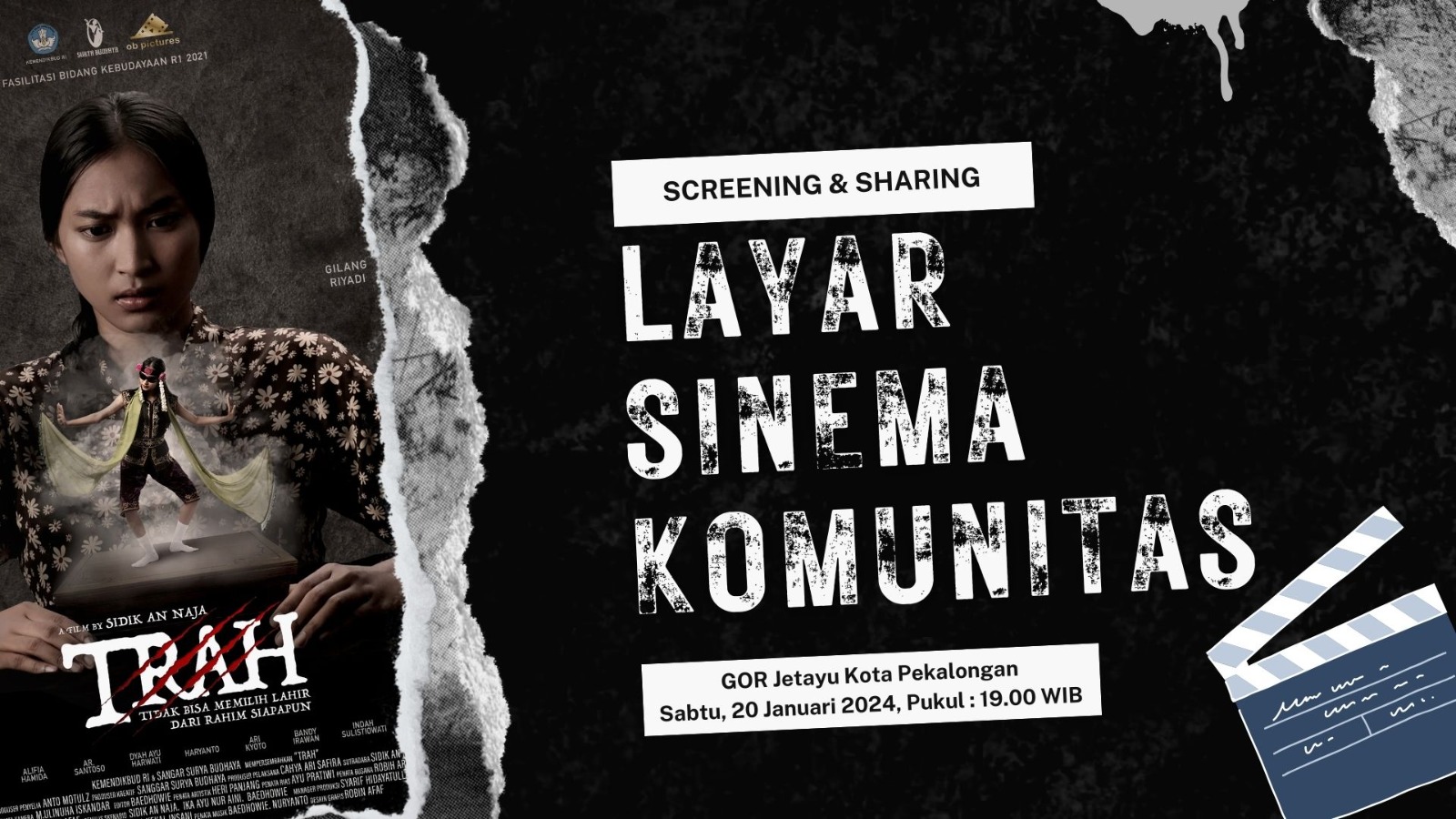 Sanggar Omah Budaya Gelar Screening dan Sharing Layar Sinema Komunitas