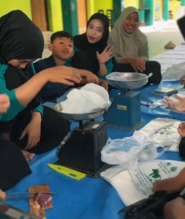 TK Islam Nusantara Gelar Penyembelihan Hewan Kurban