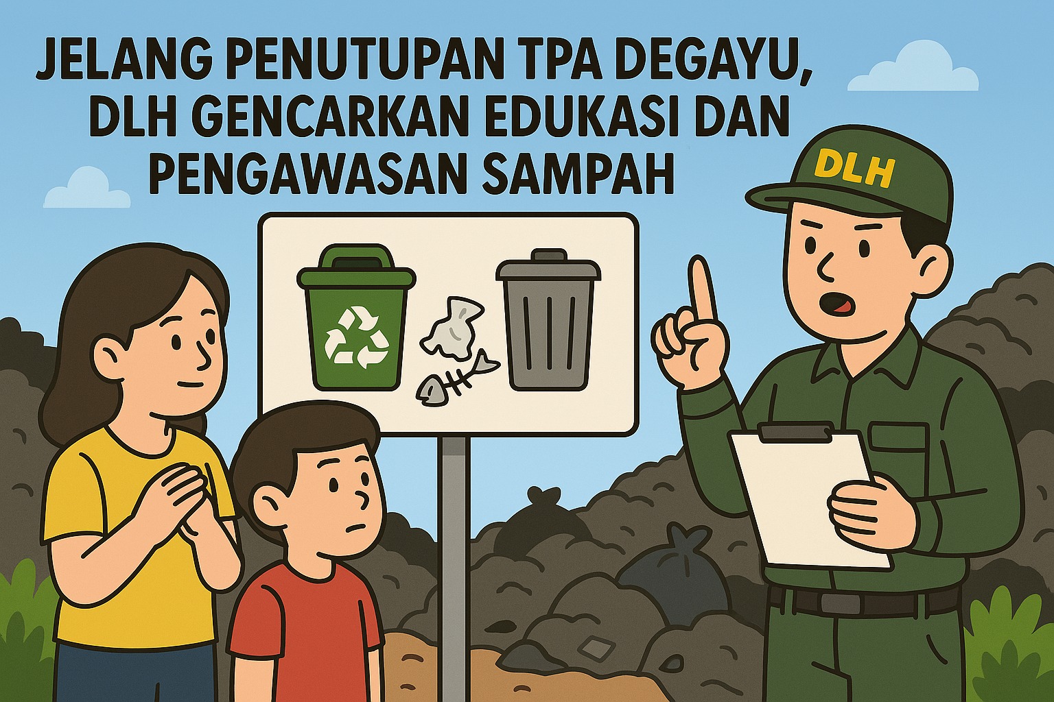 Jelang Penutupan TPA Degayu, DLH Gencarkan Edukasi dan Pengawasan Sampah Jelang Penutupan TPA Degayu, DLH Gencarkan Edukasi dan Pengawasan Sampah