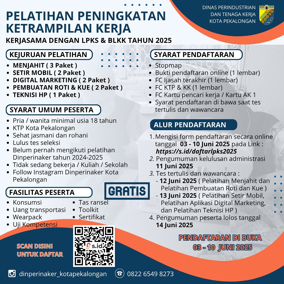 Pelatihan Kerja Pelatihan Kerja