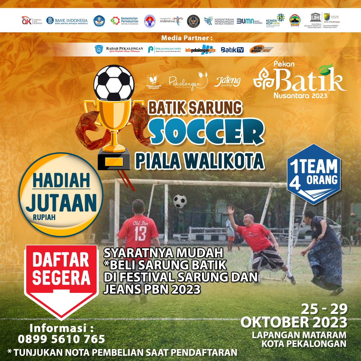 Batik Sarung Soccer Batik Sarung Soccer