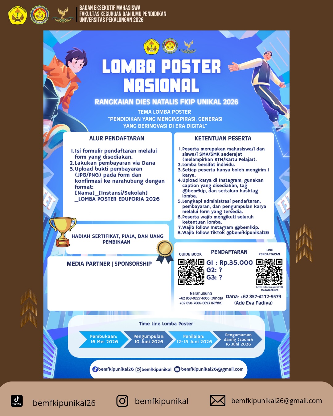 FKIP Unikal Gelar Lomba Poster Digital Eduforia 2026