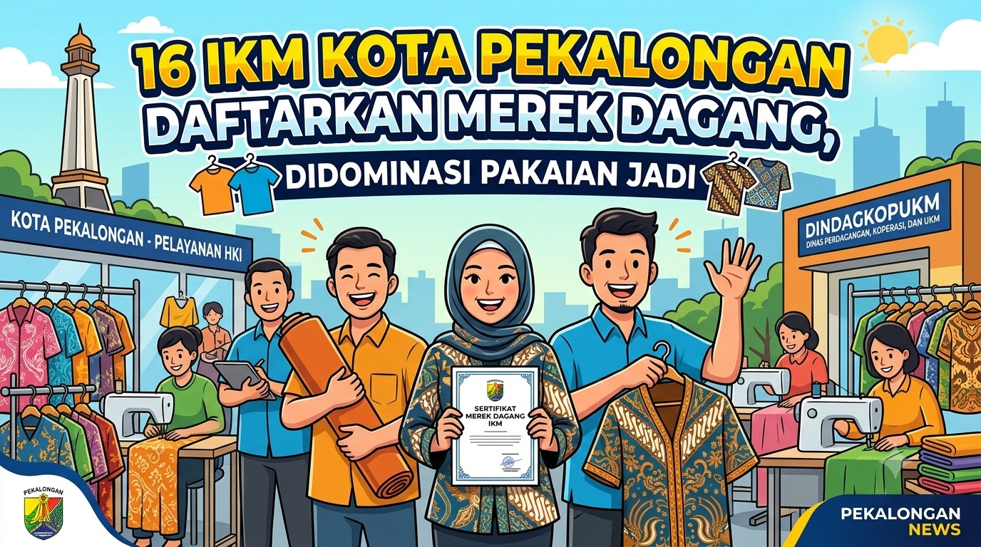 16 IKM Kota Pekalongan Daftarkan Merek Dagang