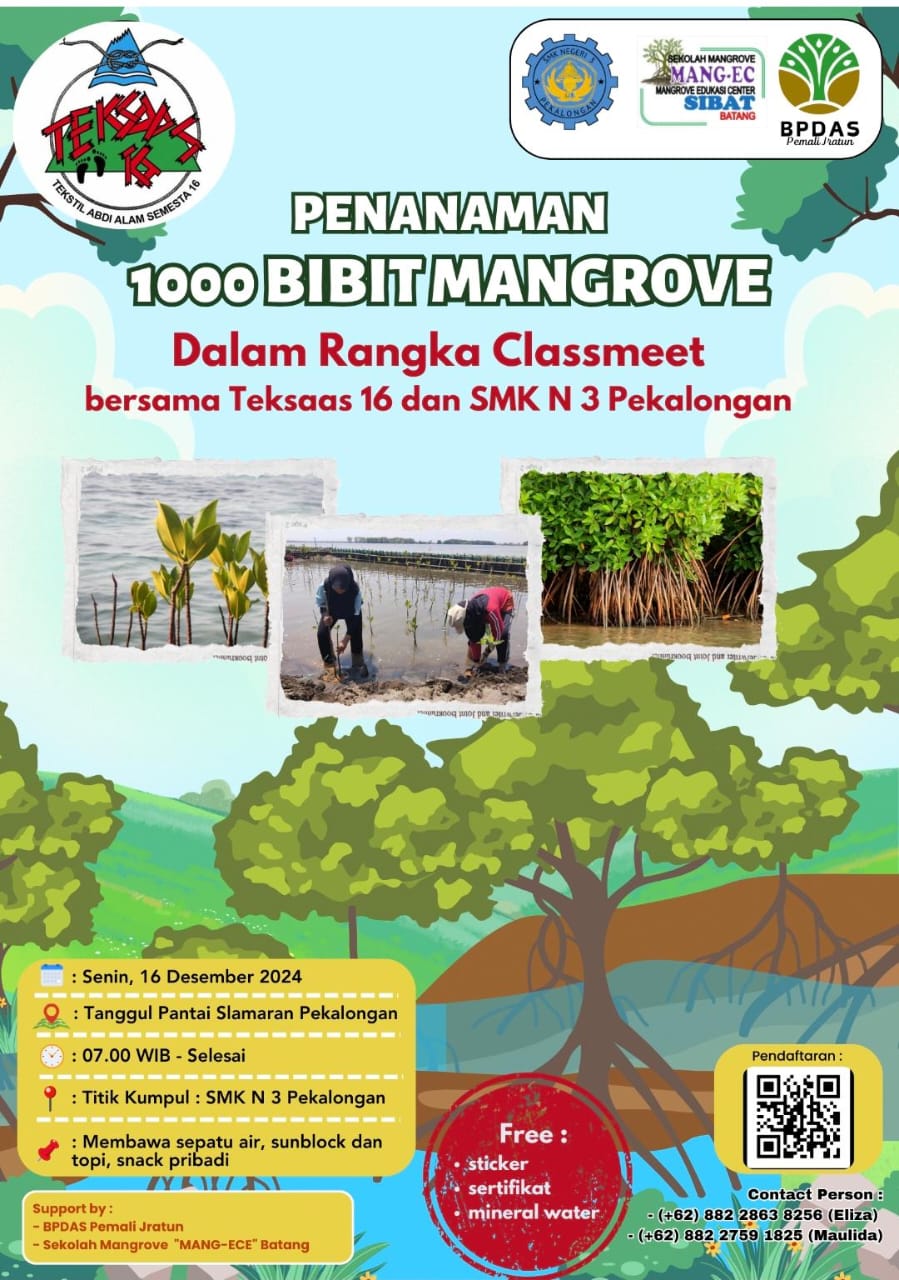 Penanaman 1000 Bibit Mangrove