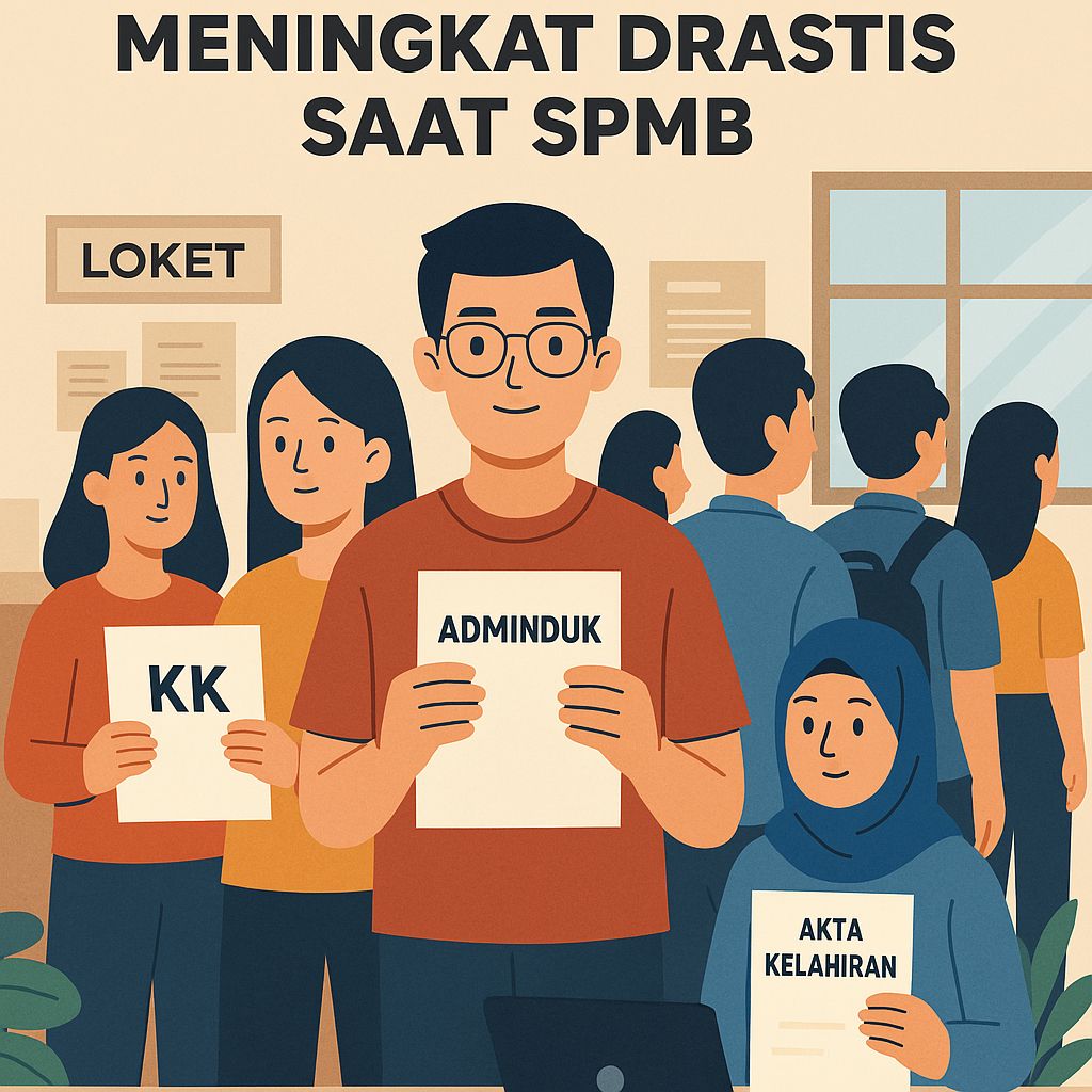Permohonan Adminduk Meningkat Drastis Saat SPMB Permohonan Adminduk Meningkat Drastis Saat SPMB