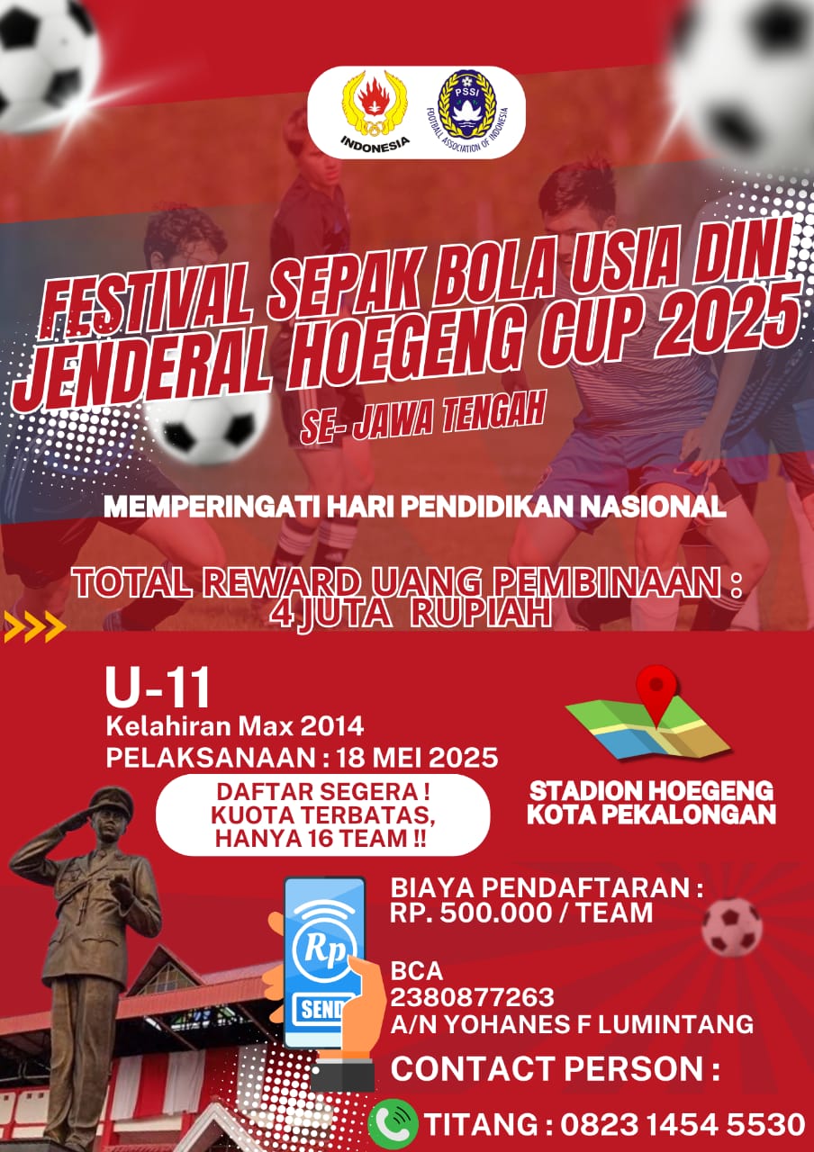 Jenderal Hoegeng Cup 2025 Hadirkan Bakat Muda Sepak Bola
