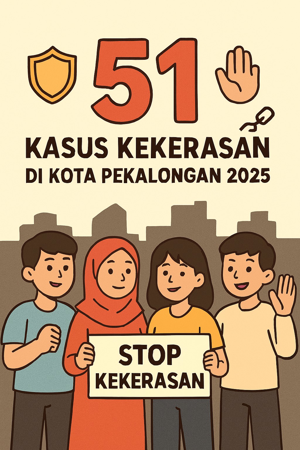 Kasus Kekerasan di Kota Pekalongan 2025