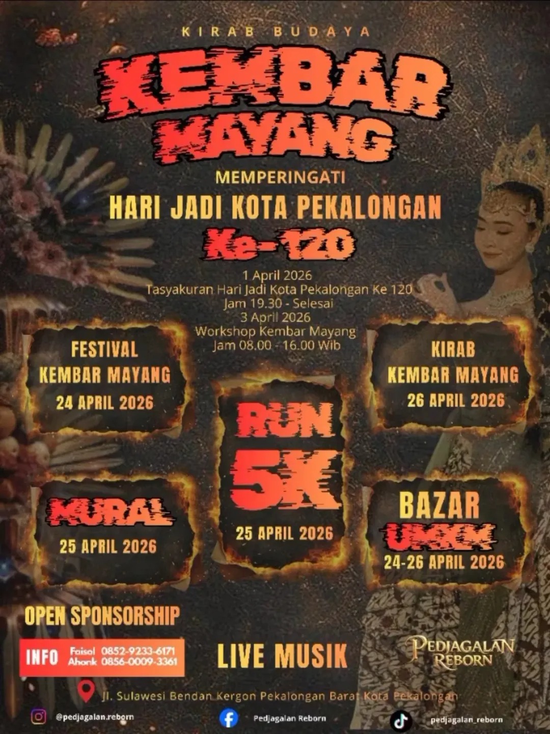 Pedjagalan Reborn Meriahkan Hari Jadi ke-120 Kota Pekalongan Pedjagalan Reborn Meriahkan Hari Jadi ke-120 Kota Pekalongan