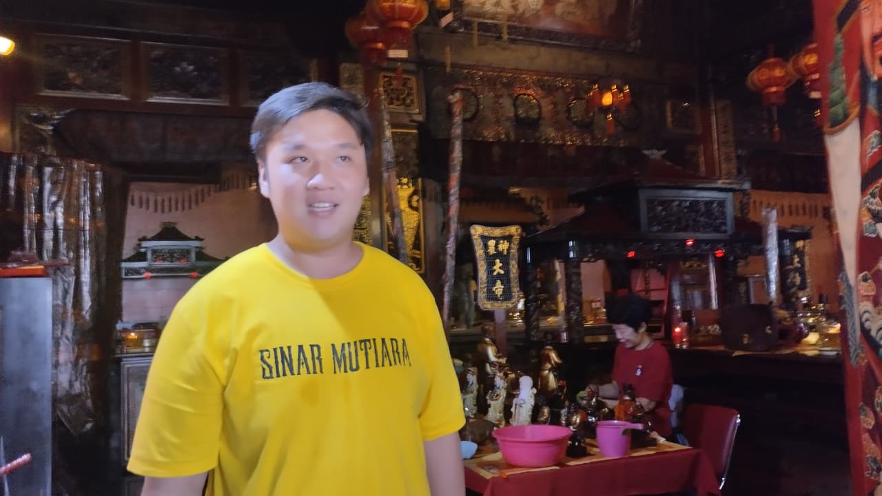 David Wijaya, pemuda Klenteng Po An Thian David Wijaya, pemuda Klenteng Po An Thian