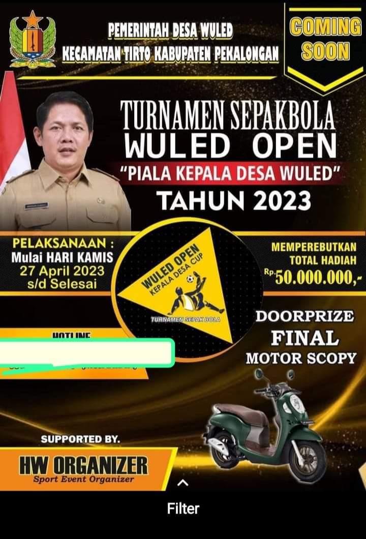 Desa Wuled Kembali Gelar Turnamen Sepak Bola Desa Wuled Kembali Gelar Turnamen Sepak Bola