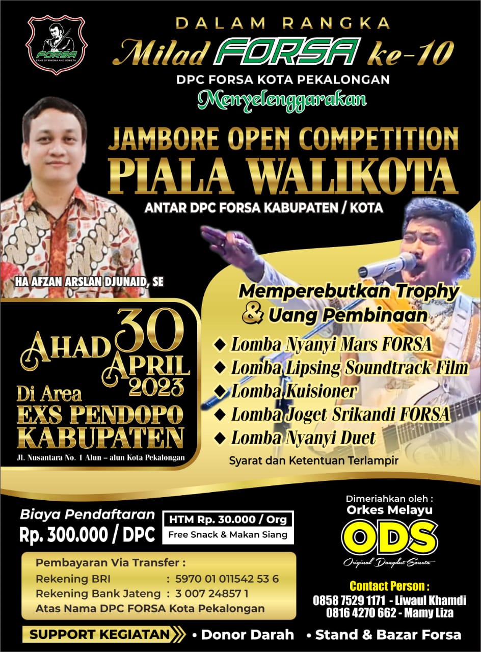 Forsa Gelar Jambore Open Competition Walikota Cup