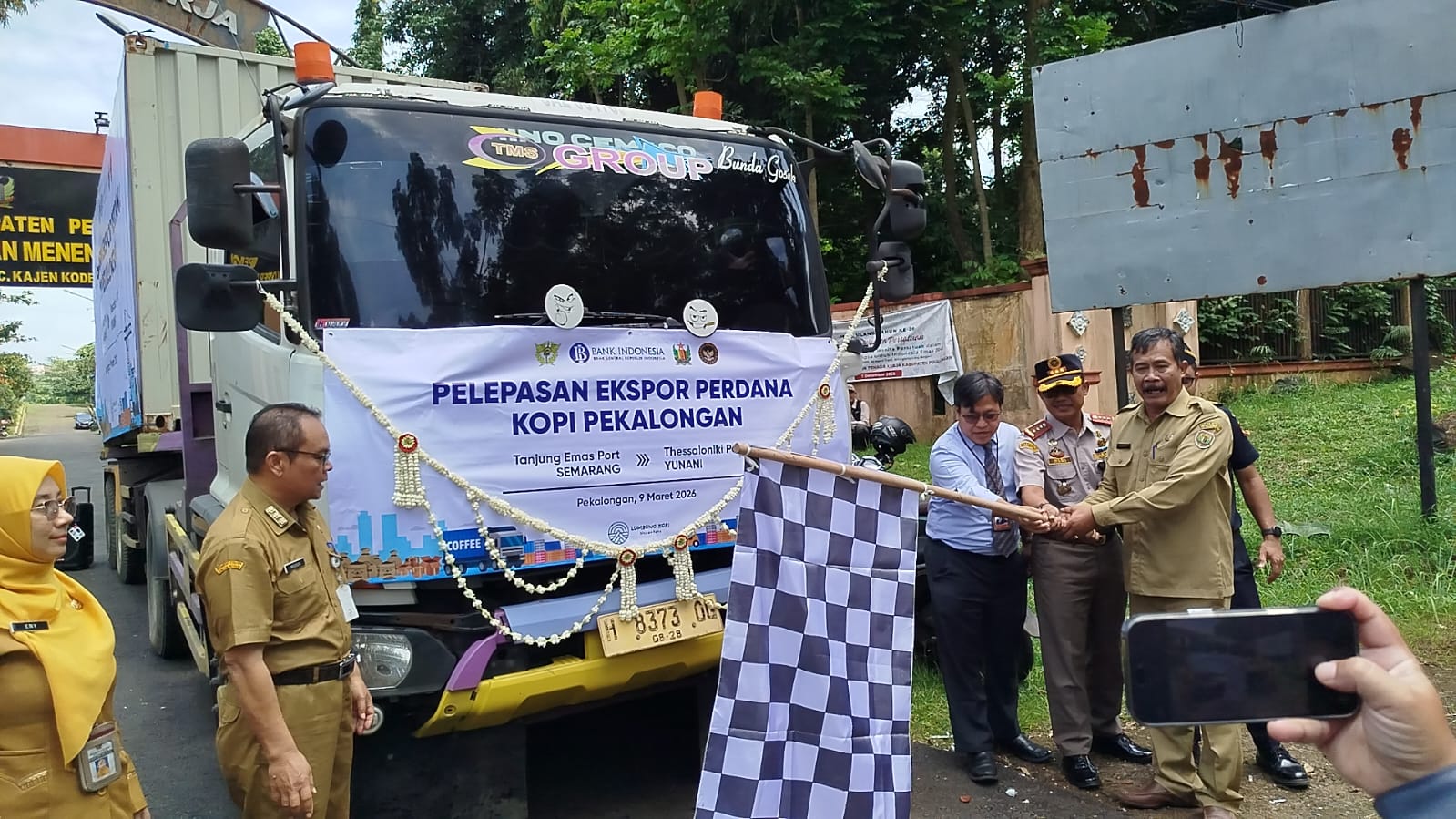 20 Ton Kopi Pekalongan Diekspor ke Yunani
