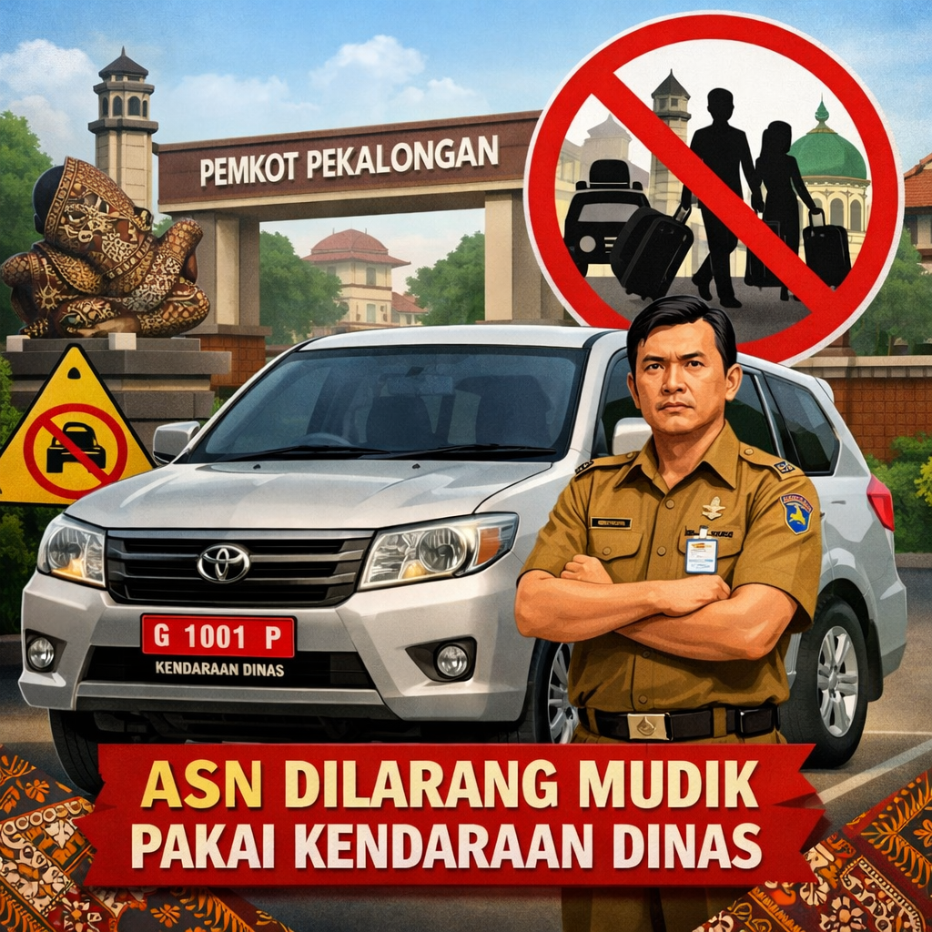 ASN Kota Pekalongan Dilarang Pakai Kendaraan Dinas untuk Mudik