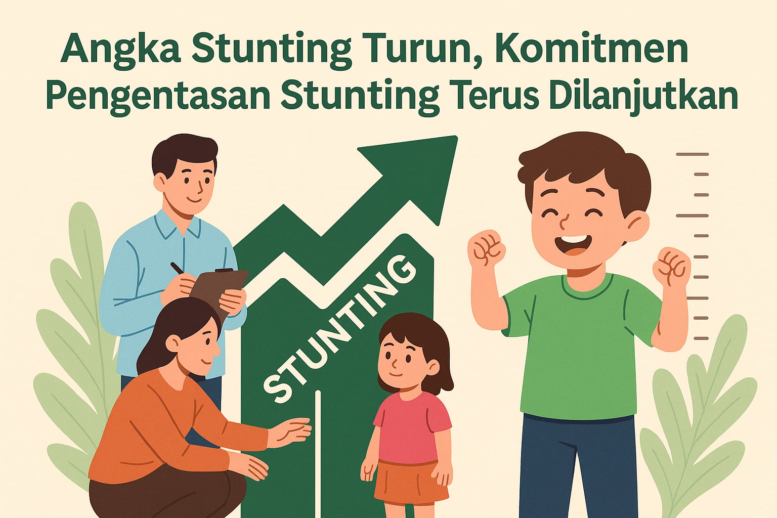 Angka Stunting Turun, Komitmen Pengentasan Stunting Terus Dilanjutkan Angka Stunting Turun, Komitmen Pengentasan Stunting Terus Dilanjutkan