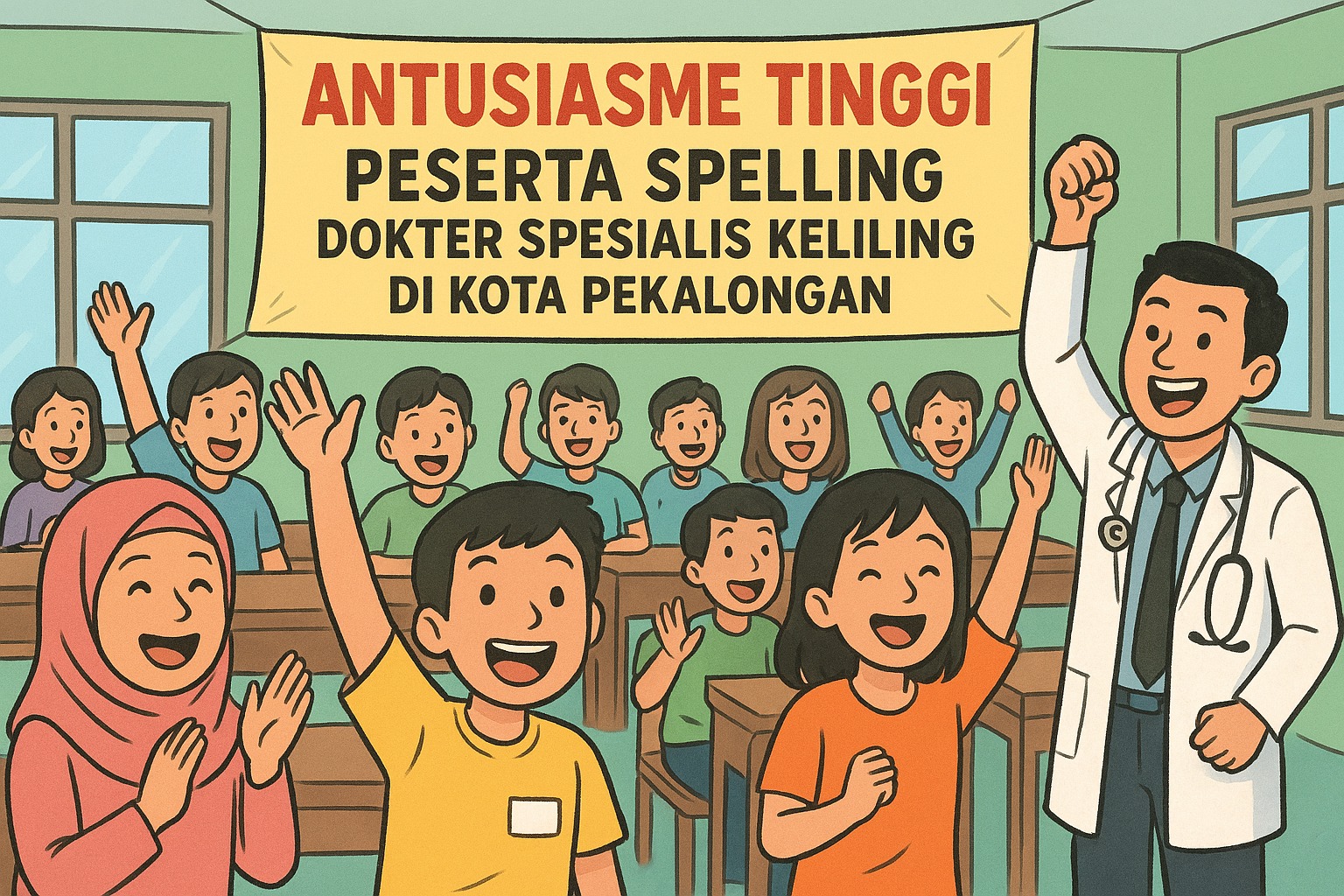 Antusiasme Tinggi, Peserta Speling di Kota Pekalongan Lampaui Target