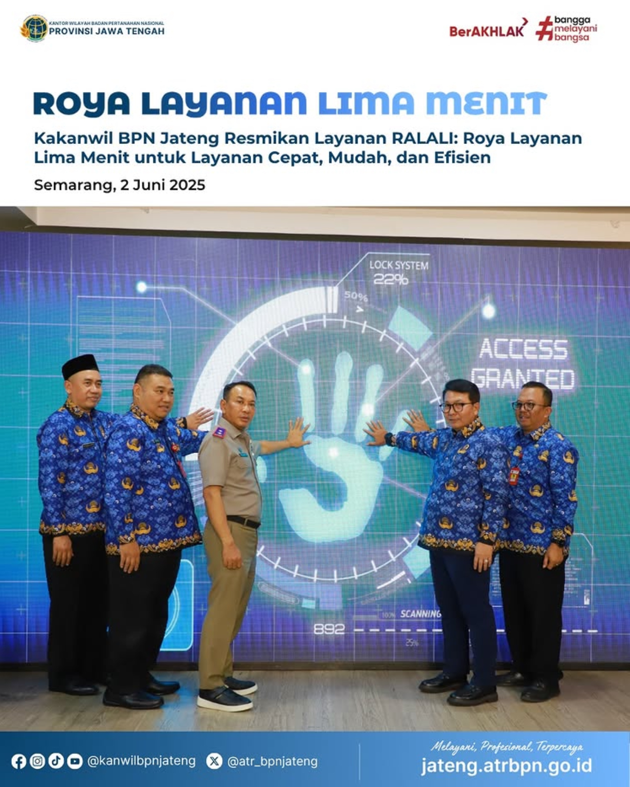 BPN Luncurkan Layanan Penghapusan Hak Tanggunan (Roya) Dalam 5 Menit