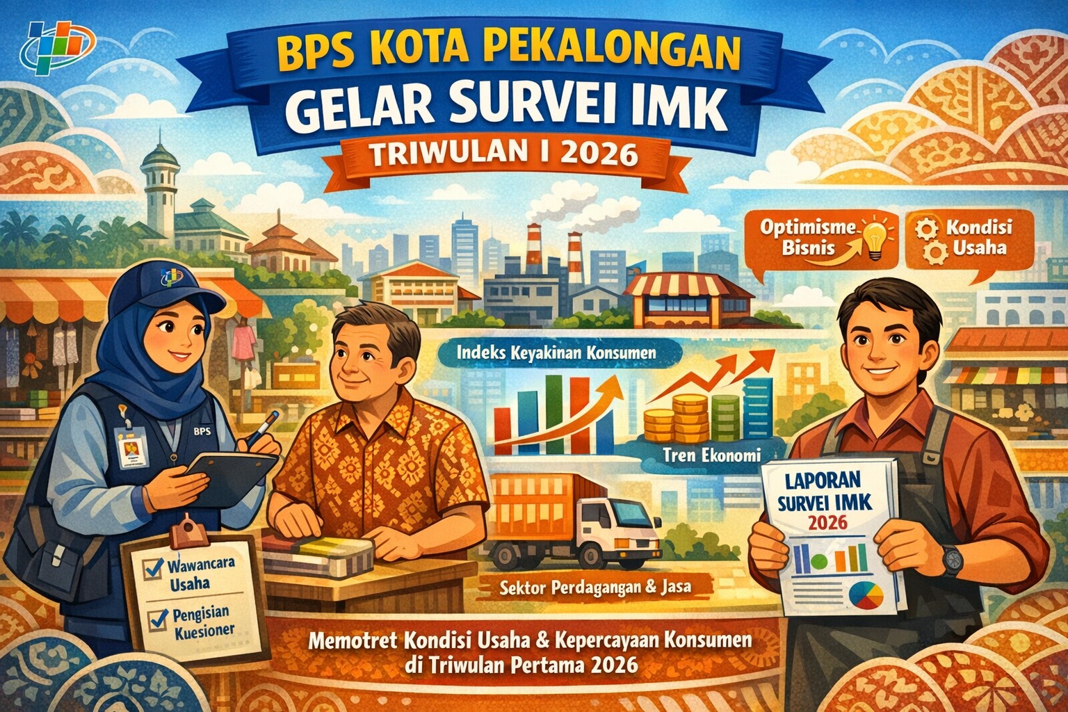 BPS Kota Pekalongan Gelar Survei IMK Triwulan I 2026