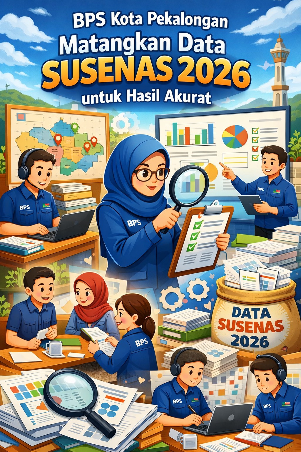 BPS Kota Pekalongan Matangkan Data SUSENAS 2026 untuk Hasil Akurat