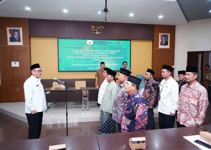 BWI Kota Batik Dilantik, Wali Kota Dorong Legalitas Tanah Wakaf Dipercepat