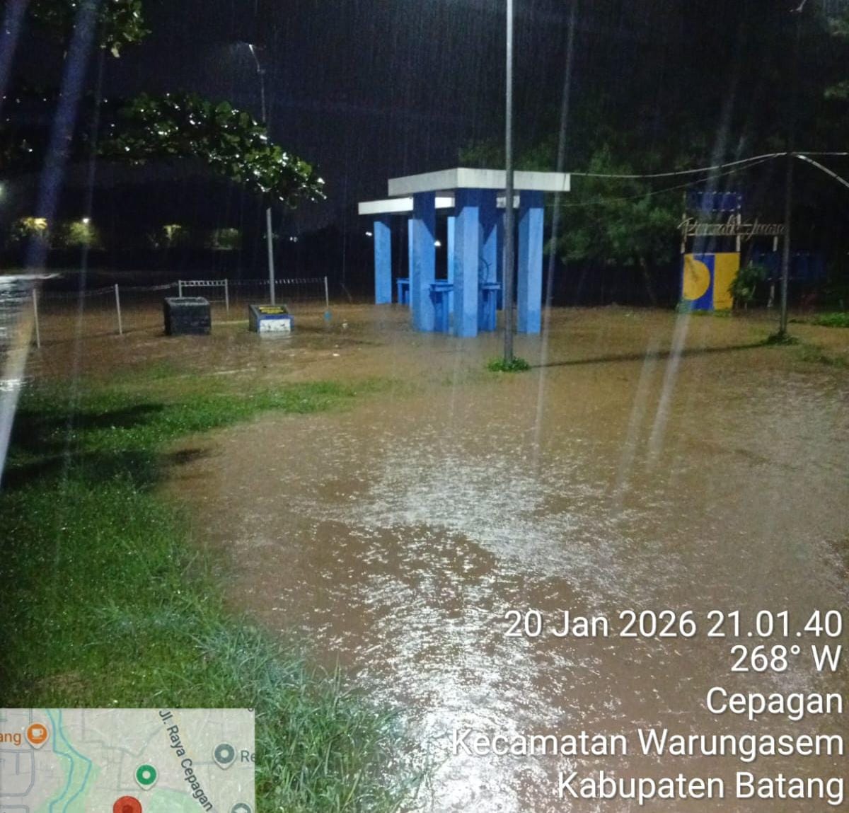 Banjir Rendam IPA Cepagan, Layanan Air Perumda Tirtayasa Terganggu