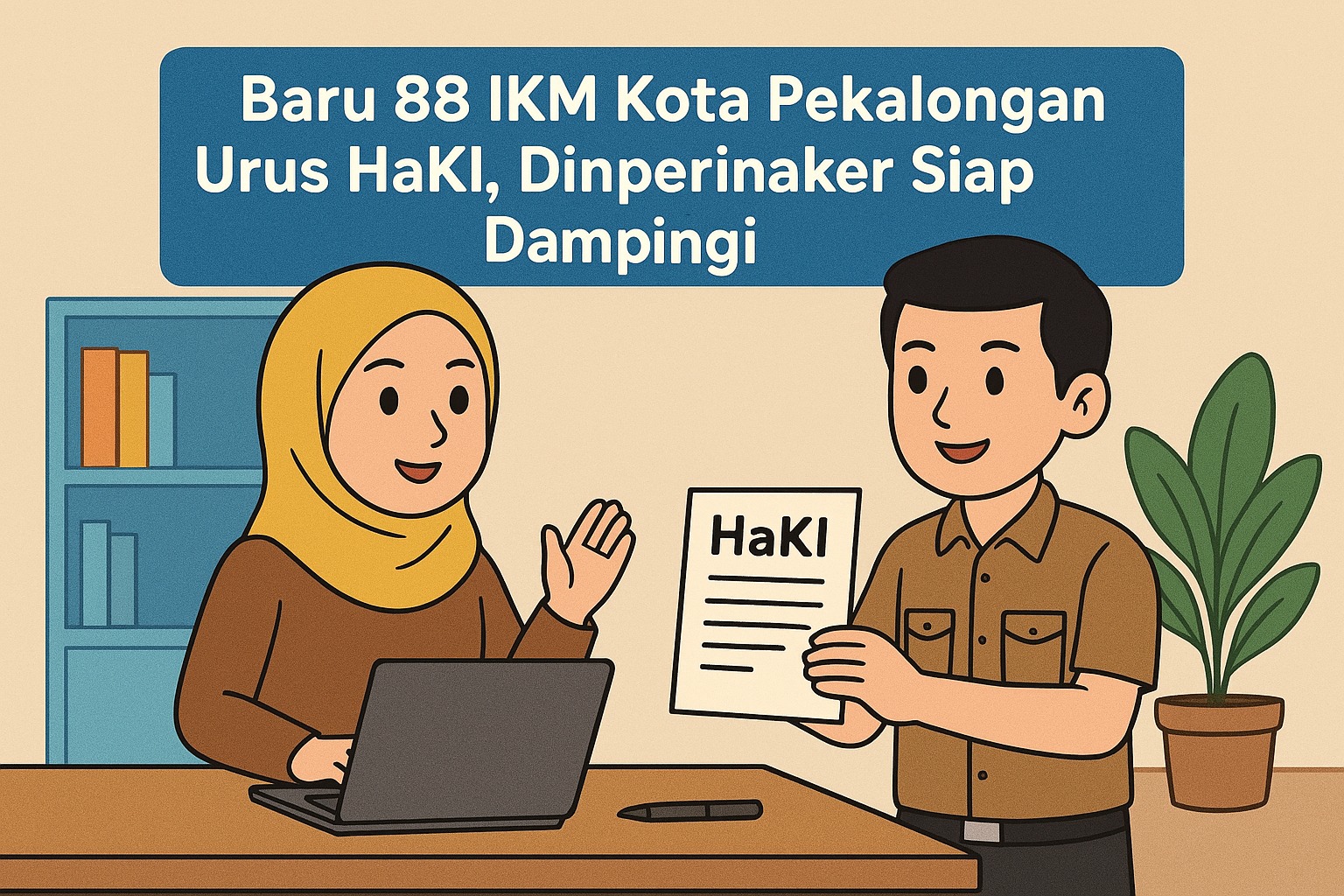 Baru 88 IKM Kota Pekalongan Urus HaKI, Dinperinaker Siap Dampingi