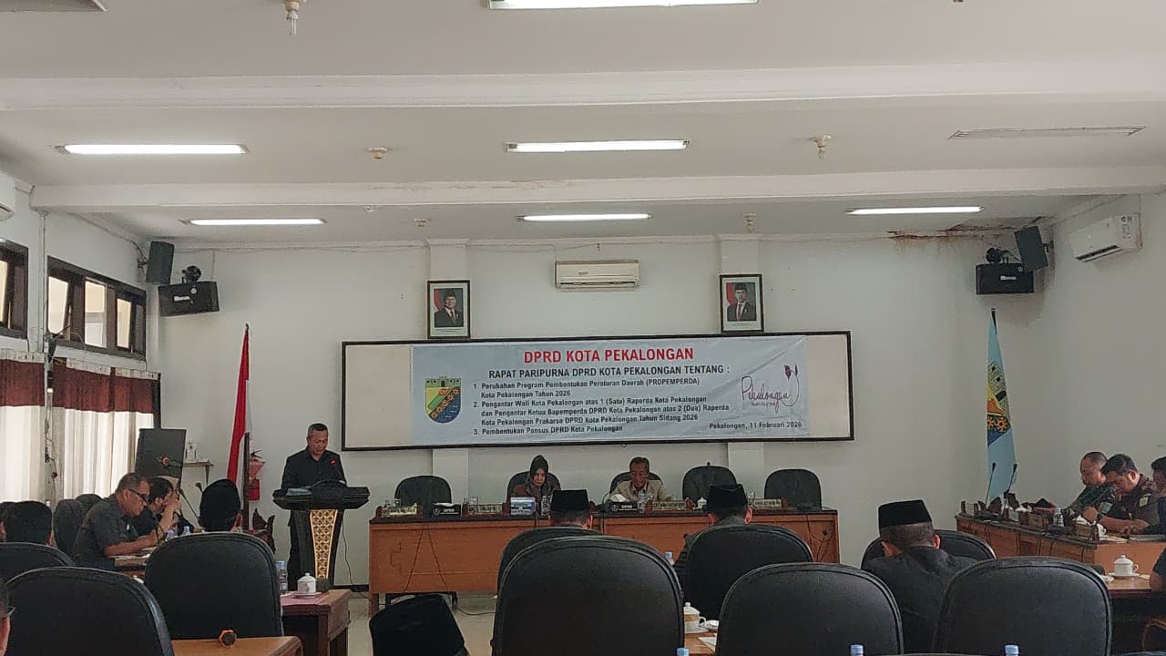 DPRD Kota Pekalongan Ajukan Dua Raperda Strategis Tangangi Persoalan Sosial