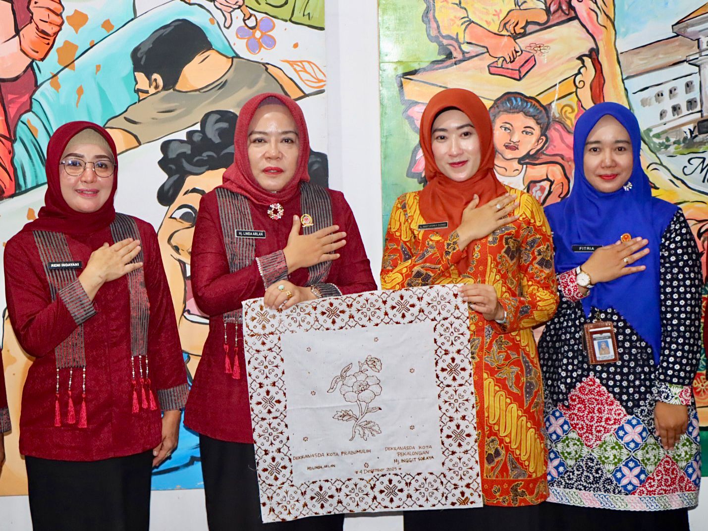 Dekranasda Kota Depok Belajar Konsistensi Batik di Pekalongan