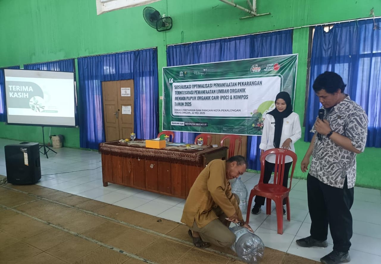 Dinperpa Pekalongan Ajak Masyarkat Manfaatkan Lahan Sempit