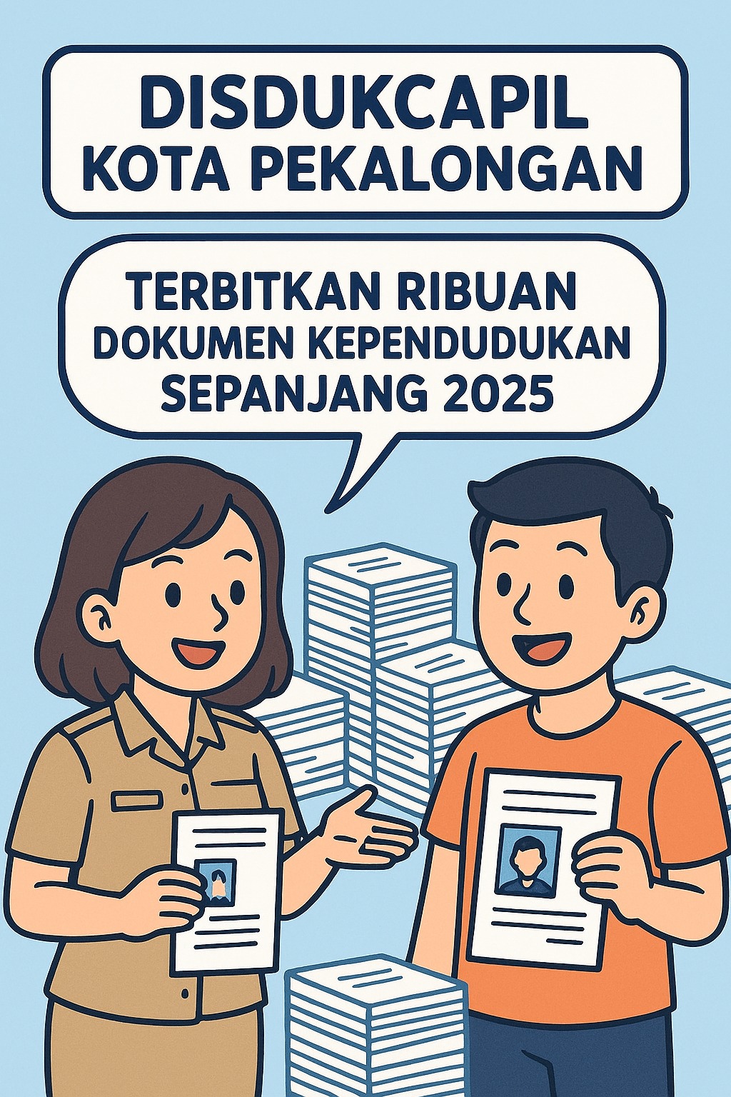 Disdukcapil Kota Pekalongan Terbitkan Ribuan Dokumen Kependudukan