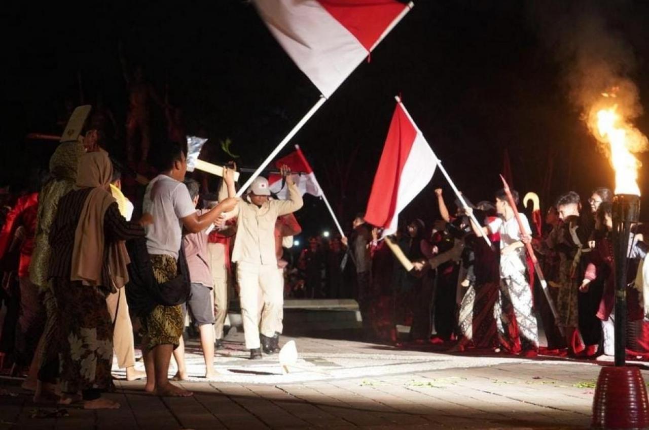Formasi Baru Upacara 3 Oktober, Penonton Lebih Nyaman Formasi Baru Upacara 3 Oktober, Penonton Lebih Nyaman