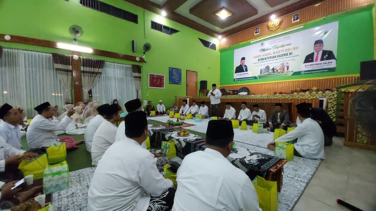 Hari Amal Baktik ke 80. Kemenag Pekalongan Perkuar Sinergi Lintas Agama