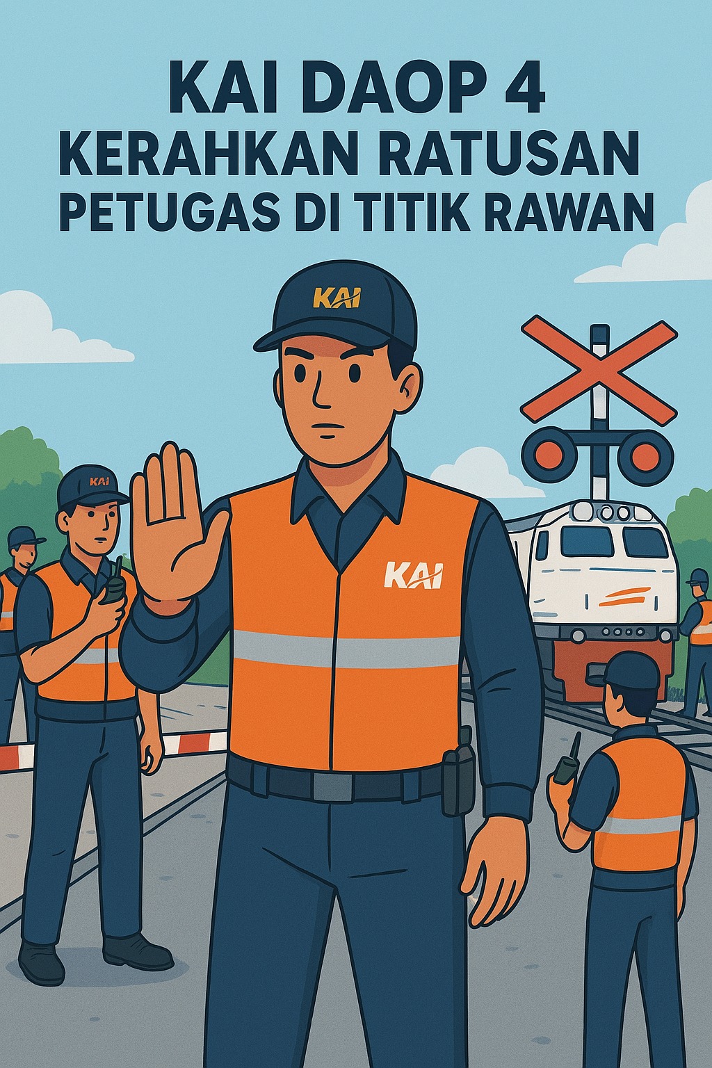 KAI Daop 4 Kerahkan Ratusan Petugas di Titik Rawan KAI Daop 4 Kerahkan Ratusan Petugas di Titik Rawan
