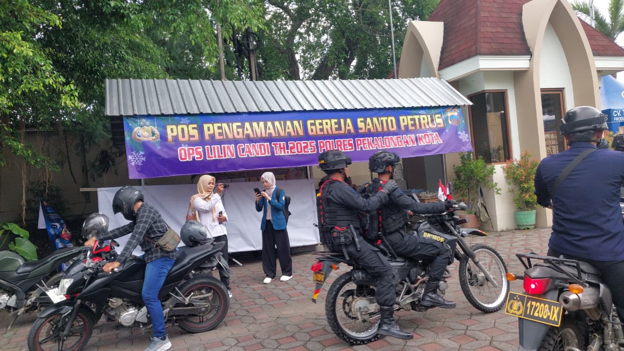 Kapolres Pekalongan Kota Pastikan Natal Kondusif