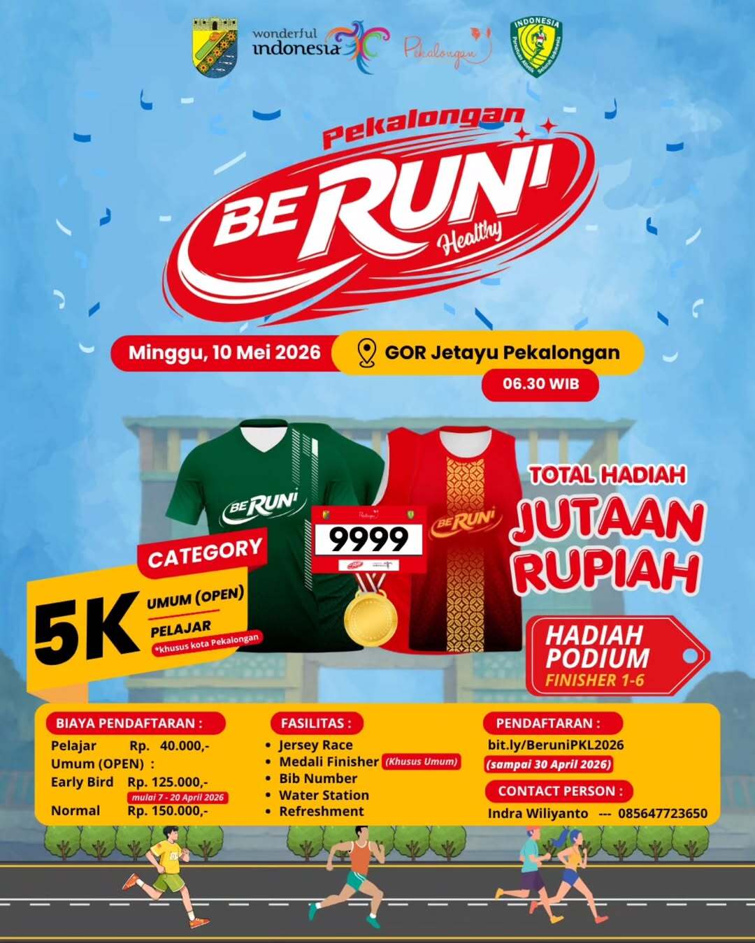 Kenalkan Batik Pekalongan Lewat Lari, Be-Run-I Healthy 2026