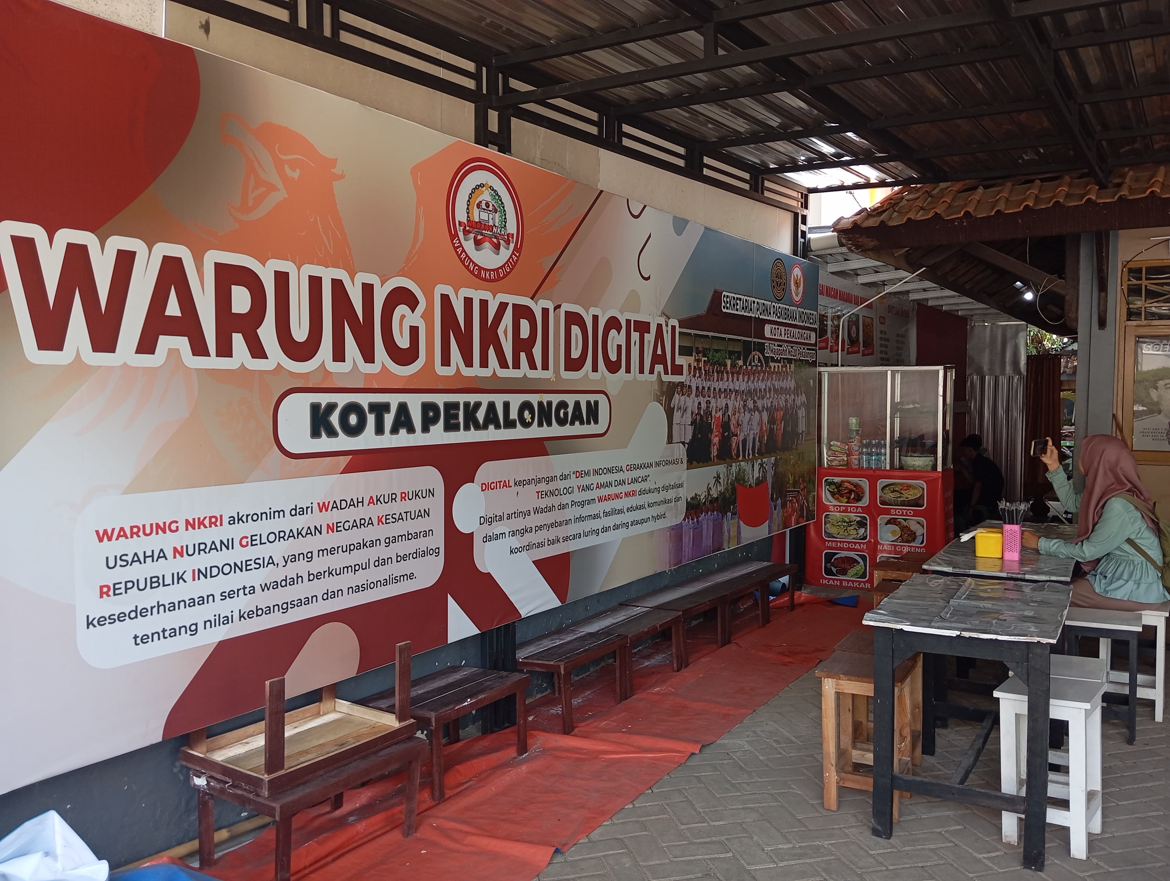 Kesbangpol Kota Pekalongan Buka Warung NKRI Digital