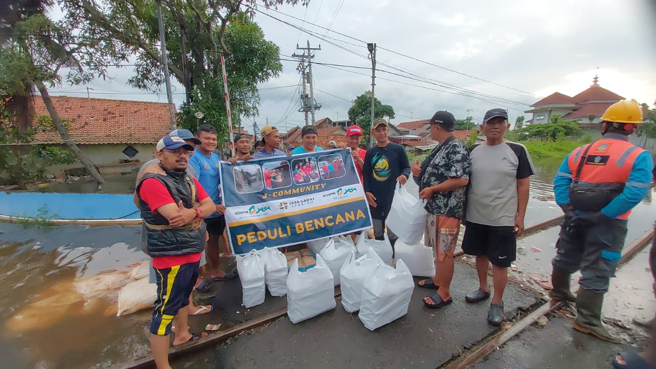 Kospin Jasa Perkuat Solidaritas Sosial Saat Banjir Pekalongan