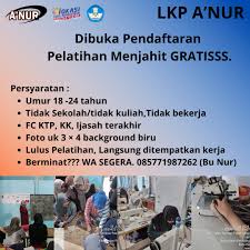 LKP A’Nur Pekalongan Gelar Pelatihan Menjahit Gratis Untuk 30 Peserta LKP A’Nur Pekalongan Gelar Pelatihan Menjahit Gratis Untuk 30 Peserta