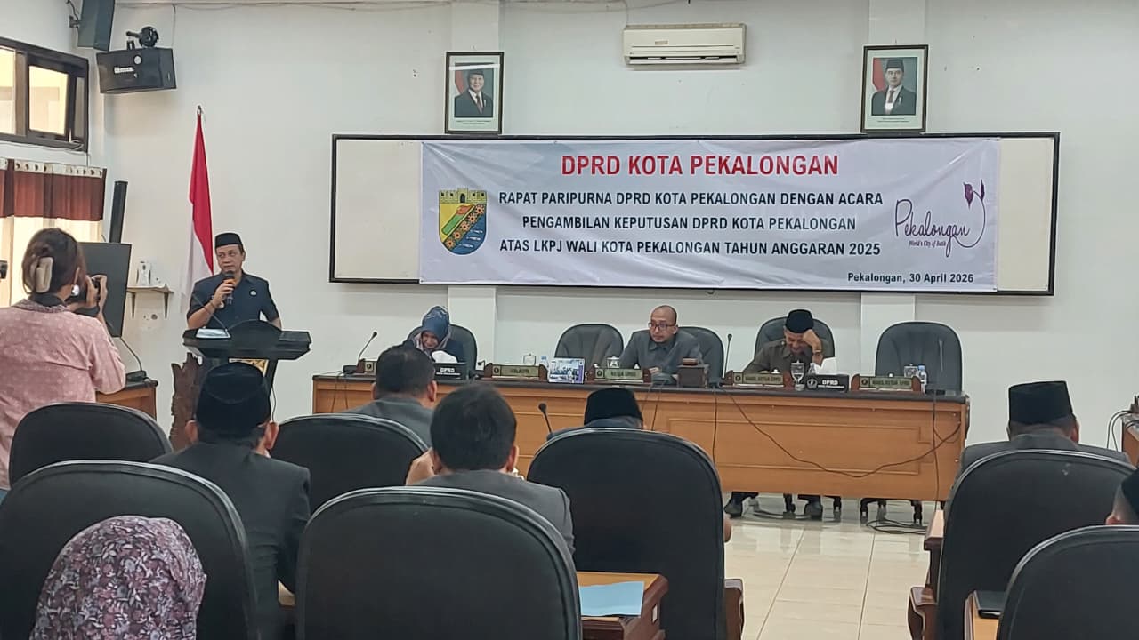 LKPJ Wali Kota Disahkan dan Diterima DPRD Kota Pekalongan