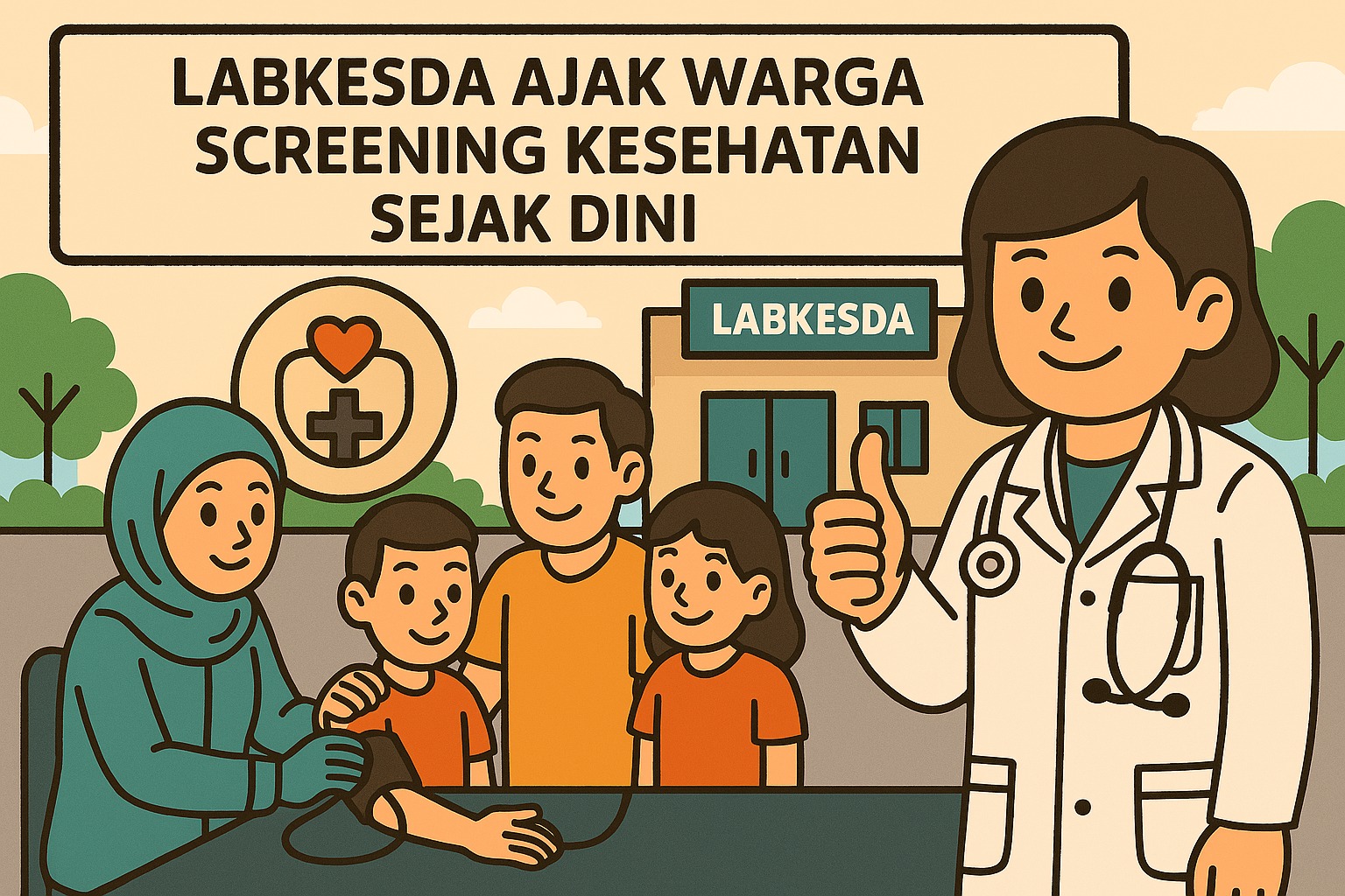 Labkesda Ajak Warga Screening Kesehatan Sejak Dini Labkesda Ajak Warga Screening Kesehatan Sejak Dini