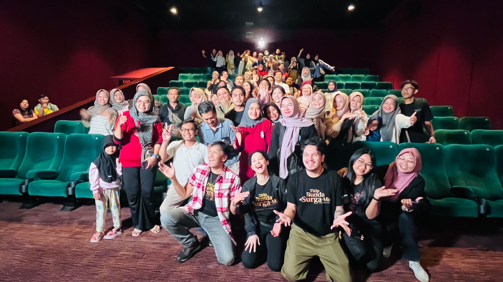 Pemutaran awal film Titip Bunda di Surga-Mu di Pekalongan XXI pada Minggu, 15 Februari 2026