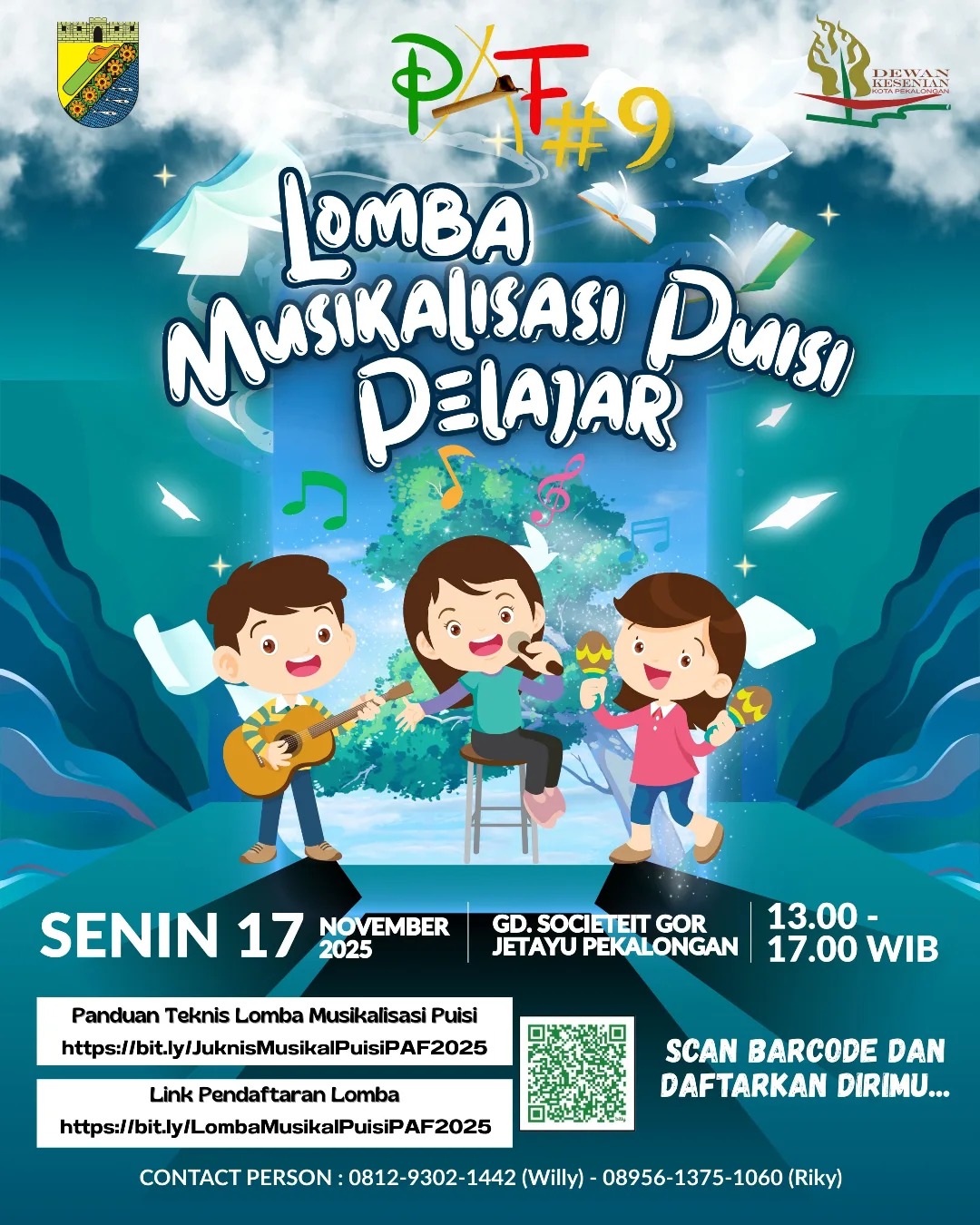 Musikalisasi Puisi Pelajar Membuka PAF 2025