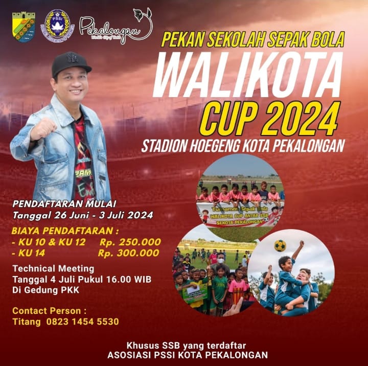 Bina Atlet Usia Dini, Askot PSSI Gelar PSSB Wali Kota Cup 2024 Bina Atlet Usia Dini, Askot PSSI Gelar PSSB Wali Kota Cup 2024