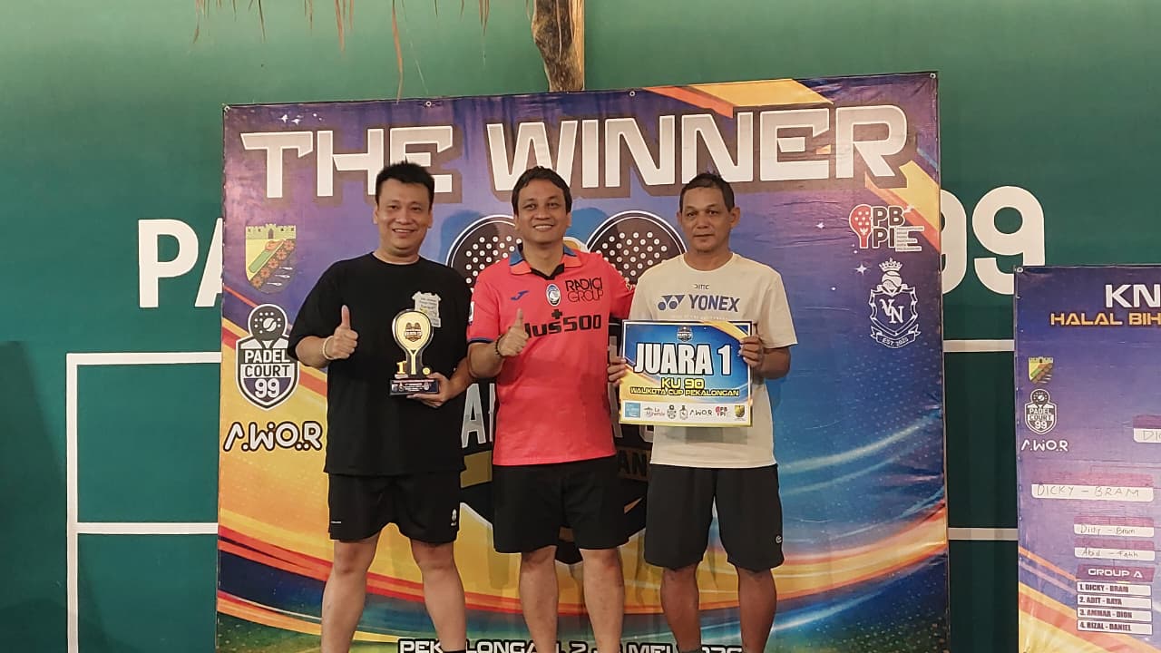 Padel Wali Kota Pekalongan Cup Sukses Digelar