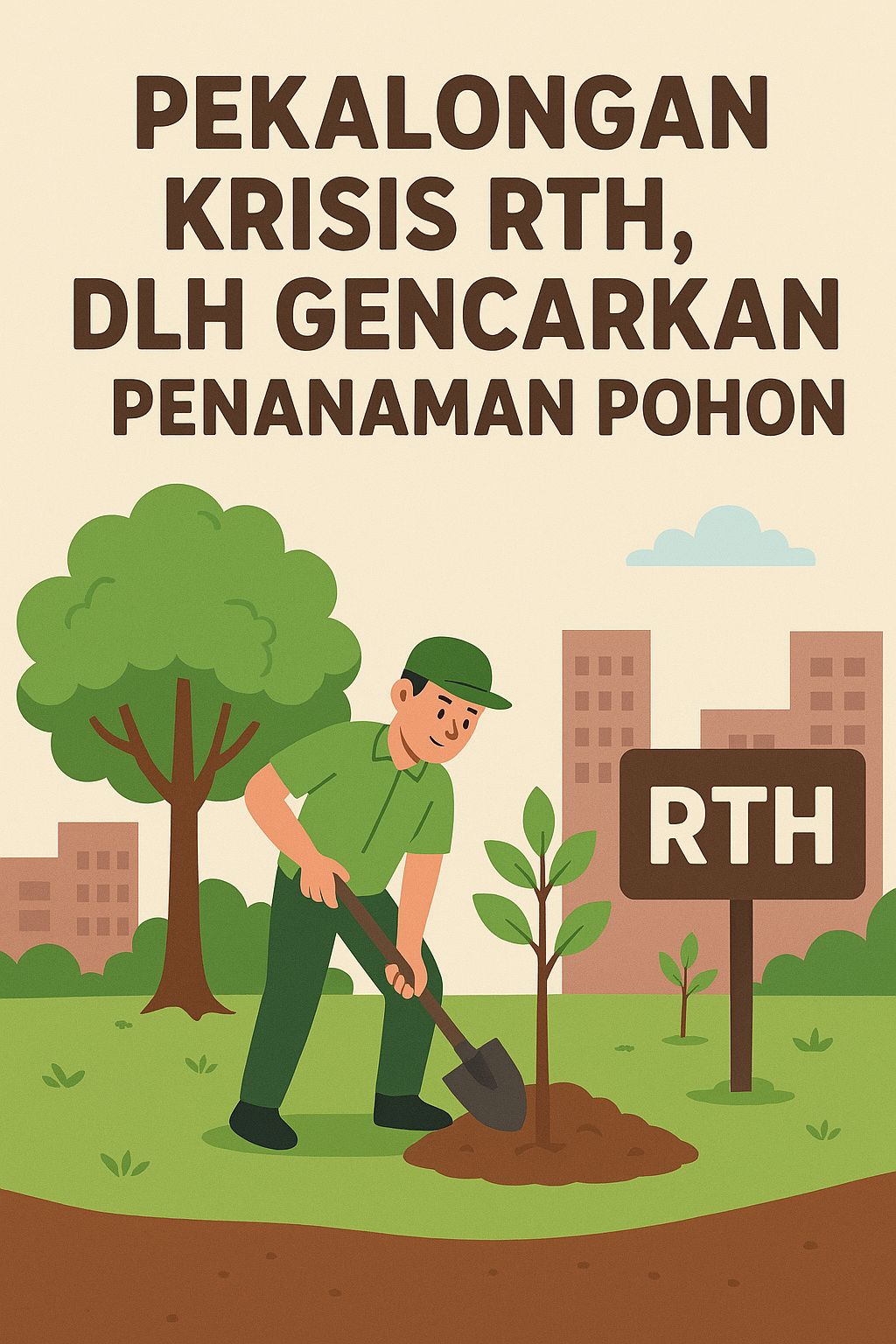 Pekalongan Krisis RTH, DLH Gencarkan Penanaman Pohon