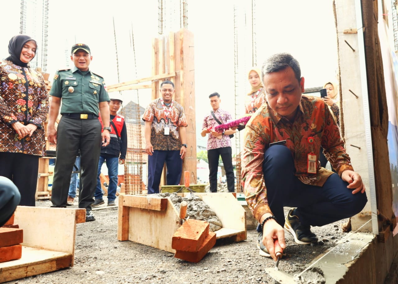 Peletakan Batu Pertama Gedung PMI, Simbol Komitmen Pelayanan Publik