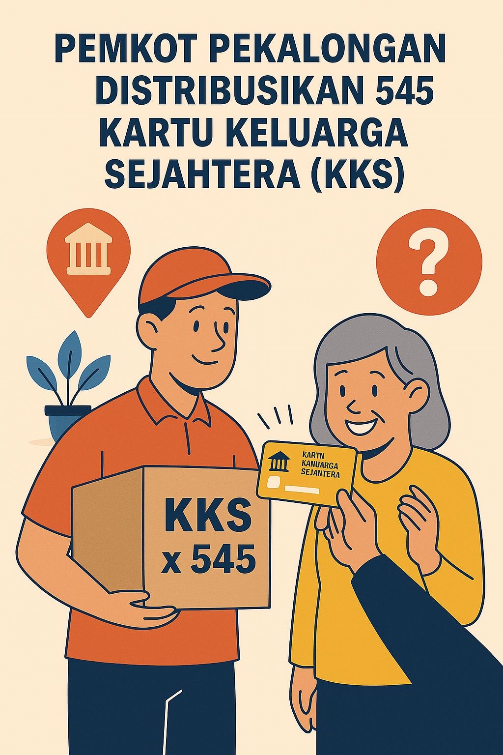 Pemkot Pekalongan Distribusikan 545 KKS