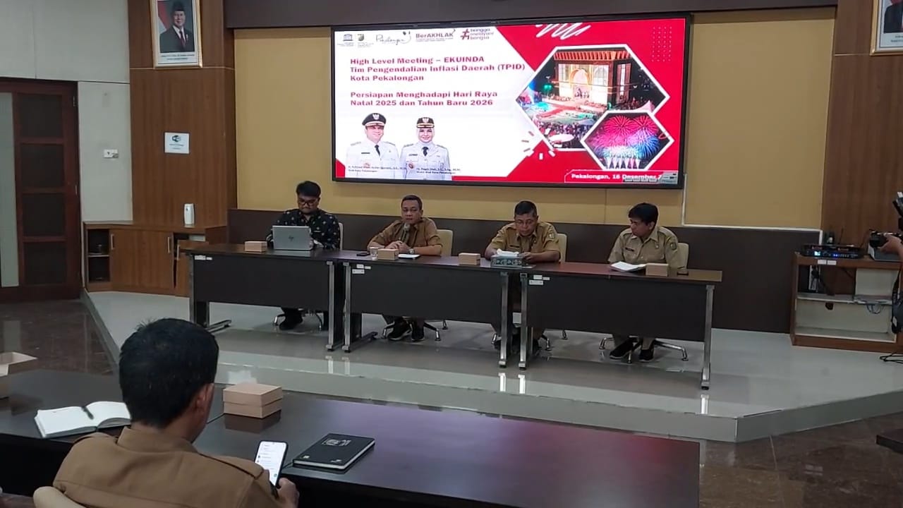 Pemkot Pekalongan Siapkan Nataru Aman dan Inflasi Terkendali