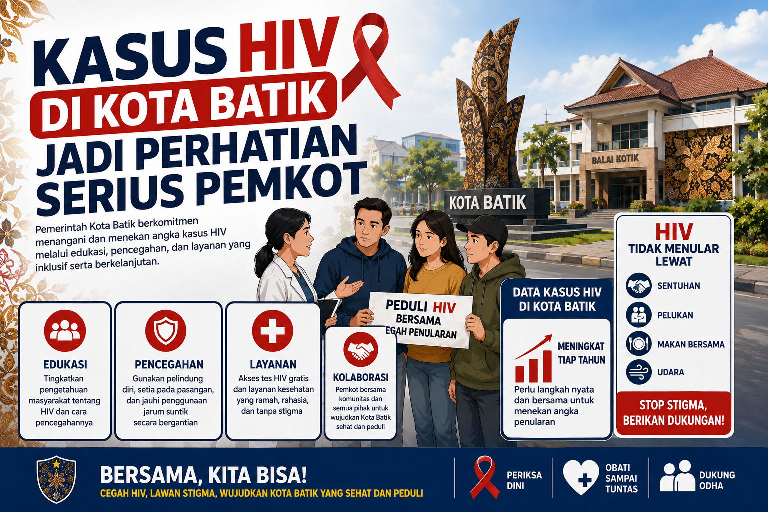 Pemkot Pekalongan Waspadai Lonjakan HIV pada Generasi Muda Pemkot Pekalongan Waspadai Lonjakan HIV pada Generasi Muda